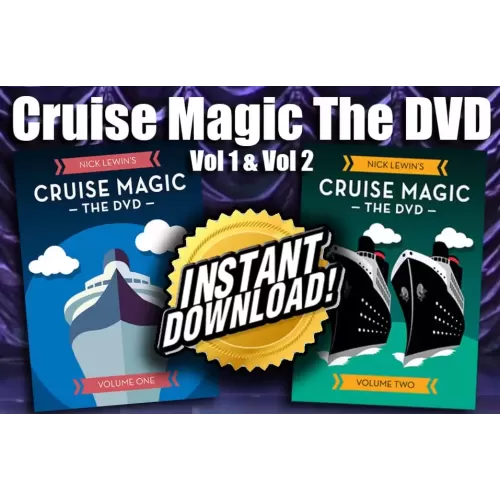 Cruise Magic the DVDs” Vol. 1 & Vol. 2 by Nick Lewin
