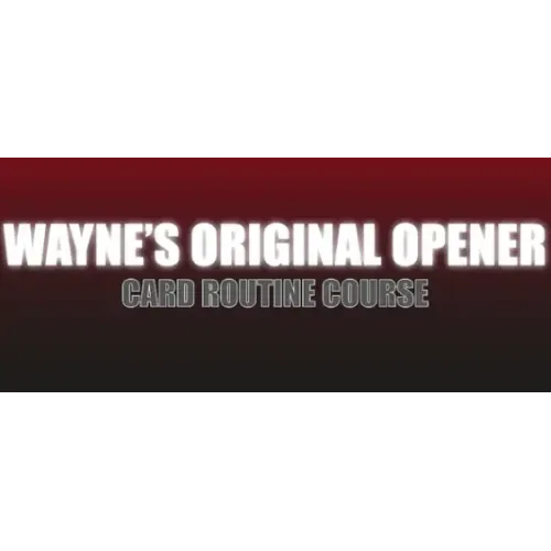 Wayne Goodman – Wayne’s Original Opener Routine