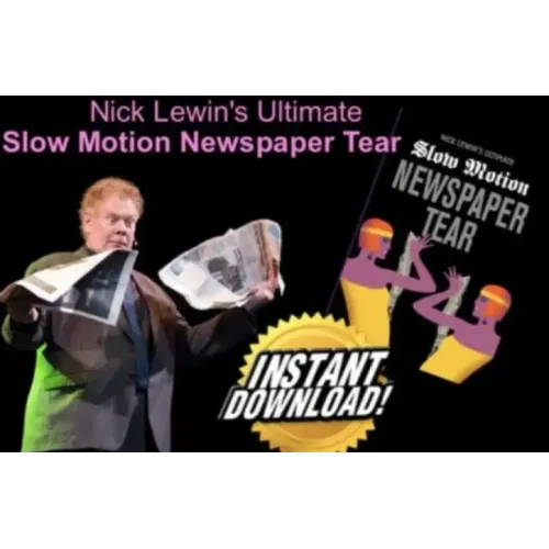 Nick Lewin – Ultimate Slow Motion Newspaper Tear