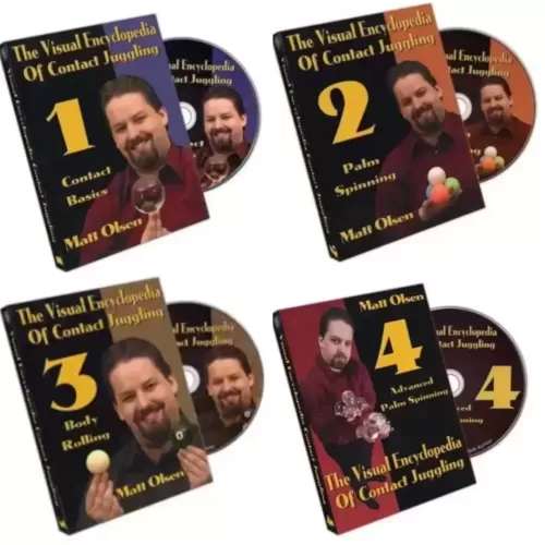 Visual Encyclopedia Of Contact Juggling Vol .1- 4 by Matt Olsen