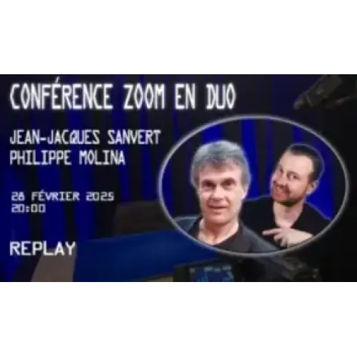 Jean-Jacques Sanvert & Philippe Molina – ZOOM conference in duo