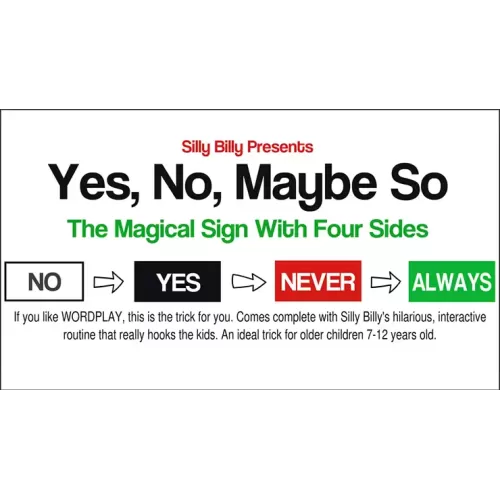Yes, No, Maybe So By Silly Billy