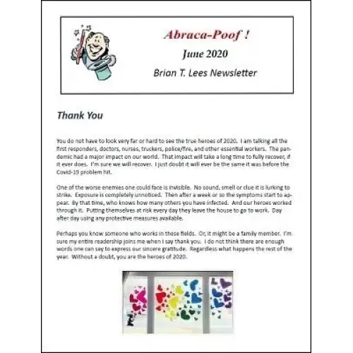 Abraca-Poof June 2020 by Brian T. Lees