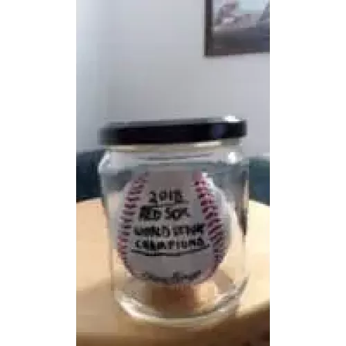 Baseball In Bottle by Mark R. Gladue