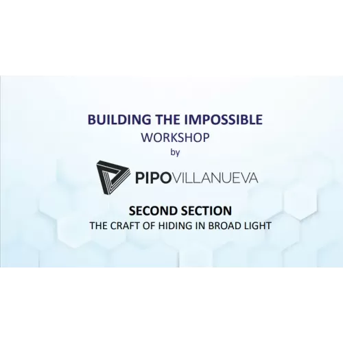 Building the Impossible Section 2: Craft Of Hiding In Broad Light by Pipo Villanu
