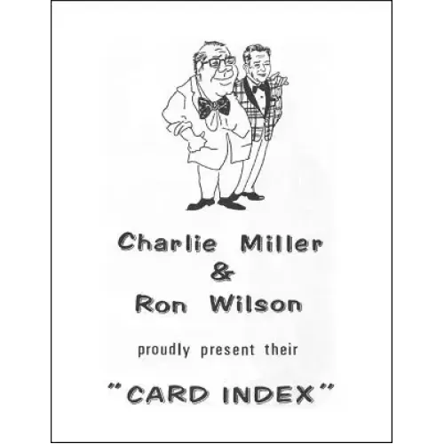 Charlie Miller On The Card Index by Charlie Miller