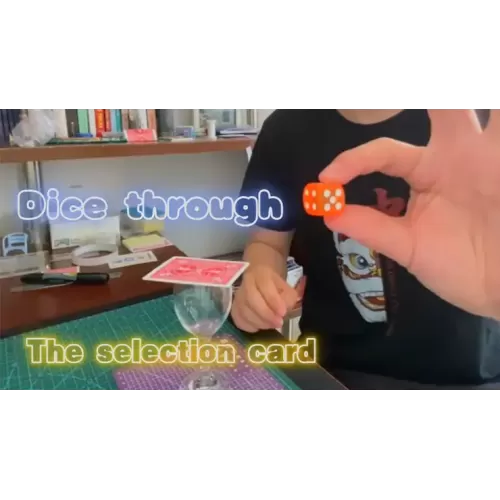 Dice Through Card by Dingding