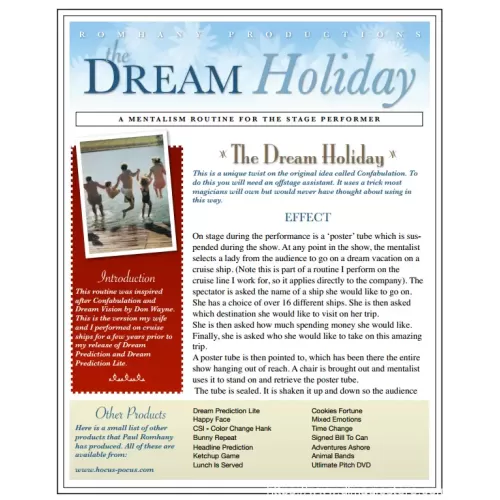 Dream Holiday by Paul Romhany
