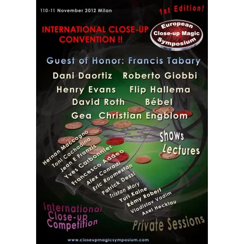 European Close-Up Magic Symposium: Close-Up Magic Symposium Volume 1