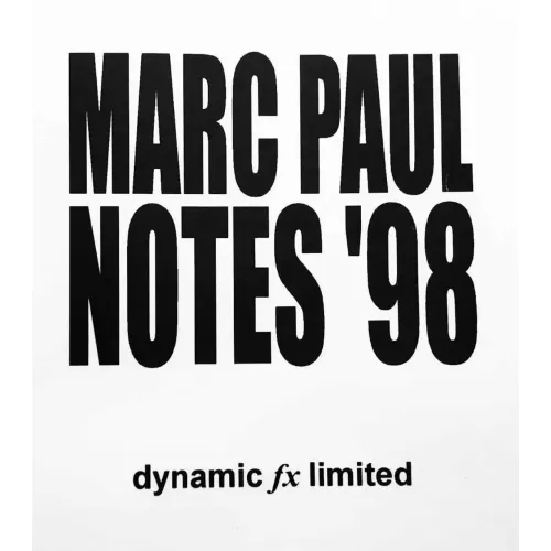 Marc Paul Notes 98 by Marc Paul