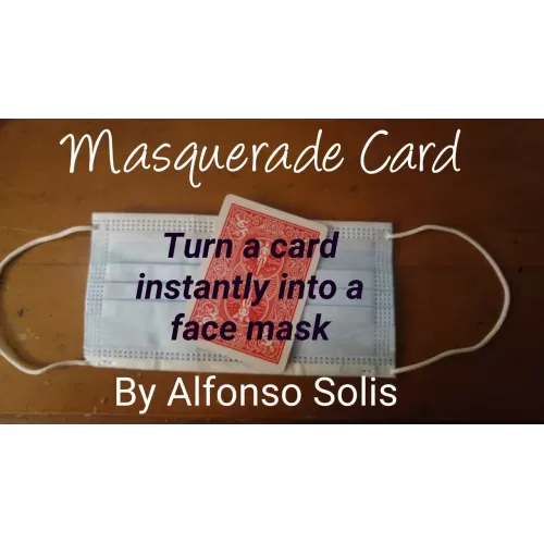 Masquerade Card by Alfonso Solis