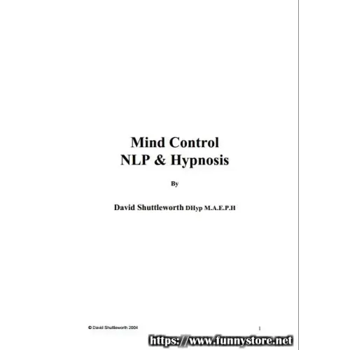 Mind Control Nlp And Hypnosis by David Shuttleworth
