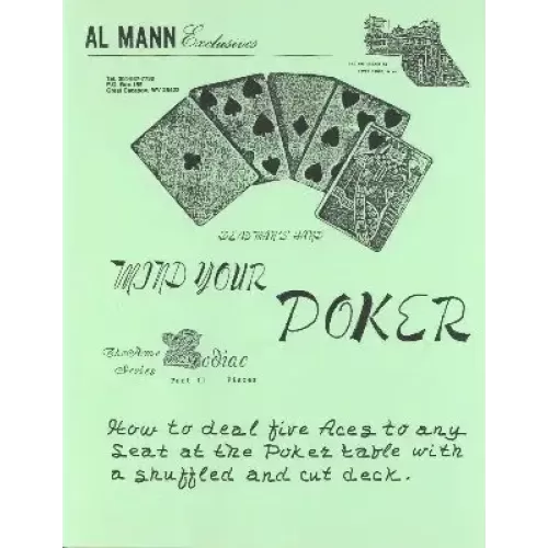 Mind Your Poker by Al Mann