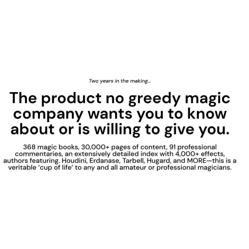 The Daily Magician Classic Magic Book Collection (Must Have