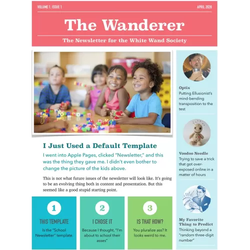 The Jerx - April 2020 - The Wanderer 1 Issue 1 by Andy