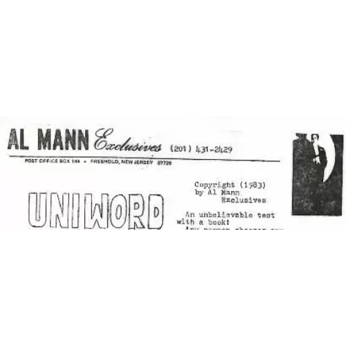 Uniword by Al Mann