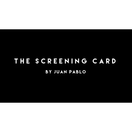 Virtual Cards Across Aka The Screening Card by Juan Pablo