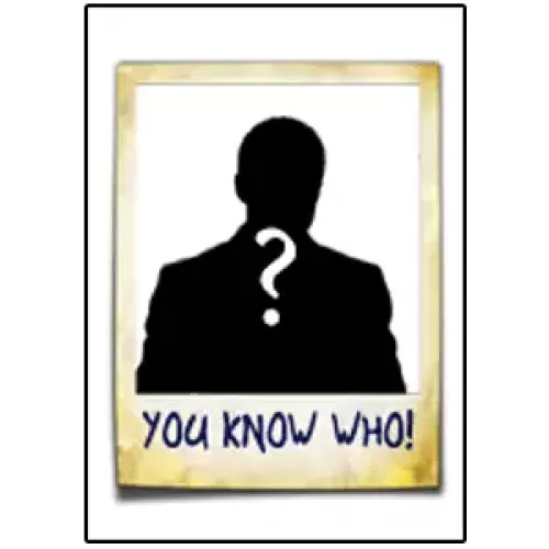 You Know Who Card by Paul Brook