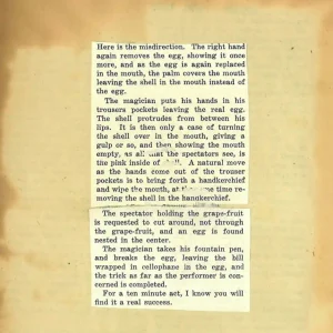 Jean Hugard – Personal Files – Bills II