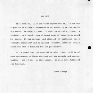 Alton Sharpe – Manuscript