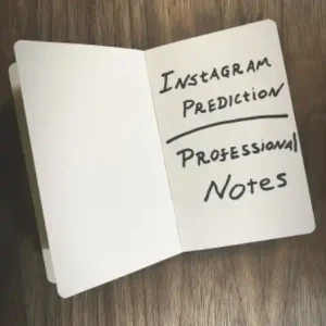 Instagram Prediction – Pro Notes by Joe Diamond