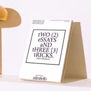 presale price – tWO (2) eSSAYS aND tHREE [3] tRICKS. by Julio Montoro (English)