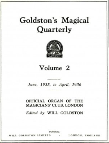 Goldstons Magical Quarterly (Vol.2)