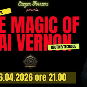 UMI Project Live Conference – THE MAGIC OF DAI VERNON (Studiando Dai Vernon) – Lesson 4 (April 6, 2026) (Incontri Magici)