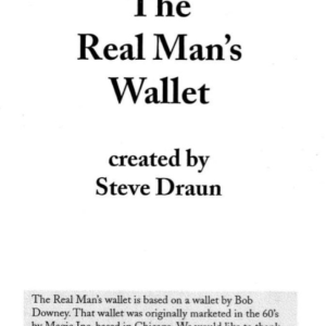 Real Mans Wallet by Steve Draun (PDF)