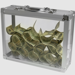 Glassy Briefcase by Tora Magic