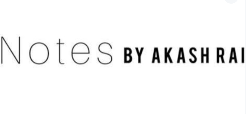 Notes by Akash Rai