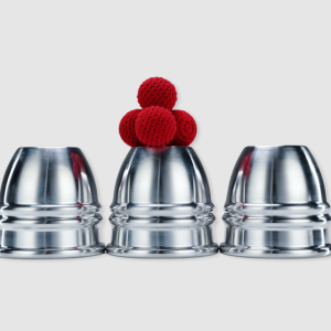 Aluminum Alloy Cups and Balls Set by TCC Magic